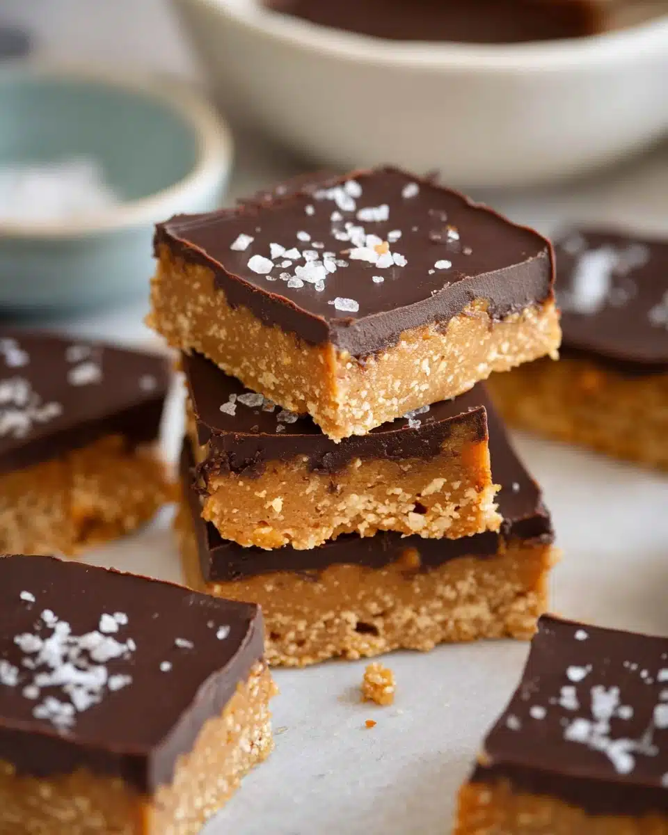 Chocolate Peanut Butter Protein Bars Recipe