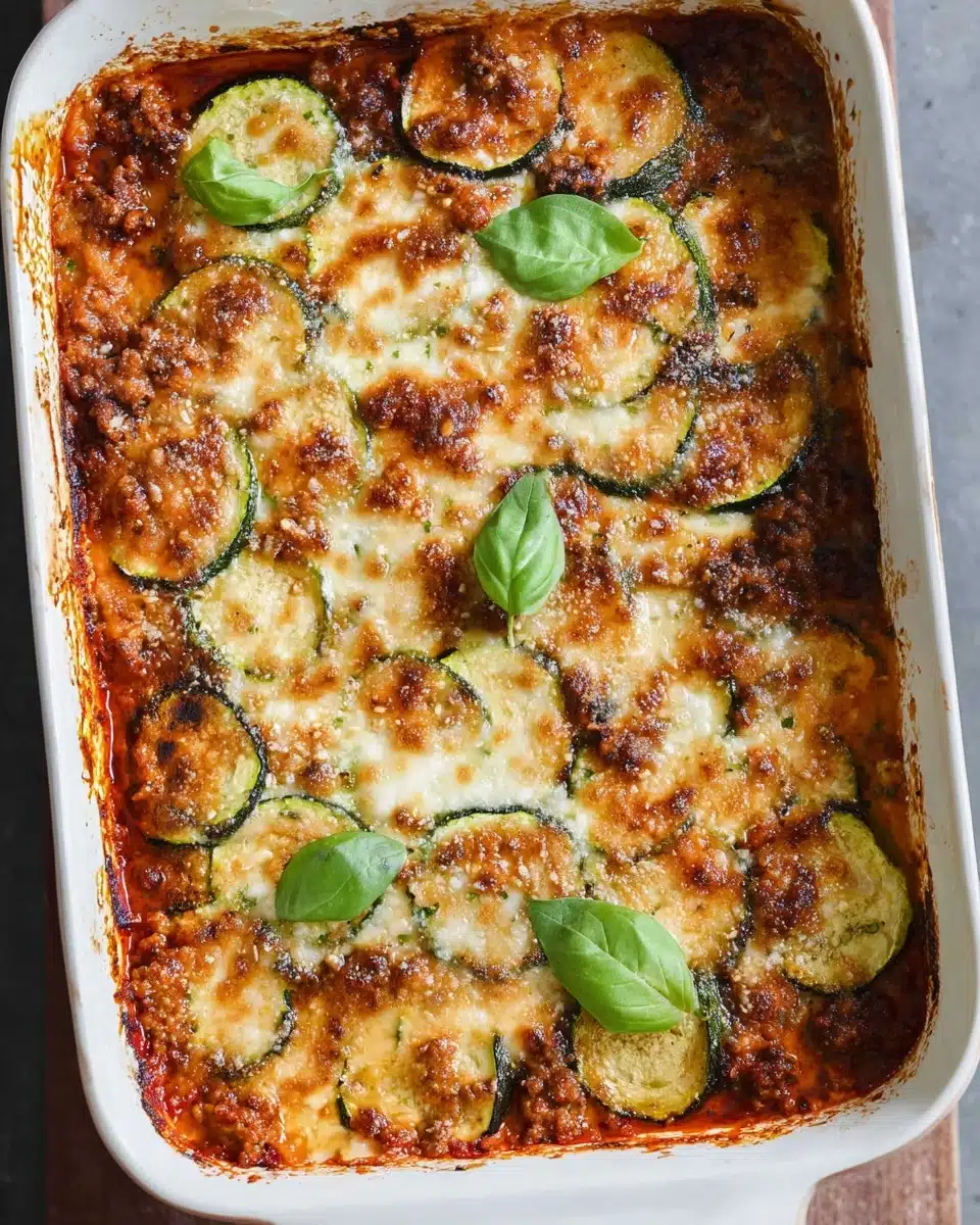 Ground Beef Zucchini Casserole Recipe