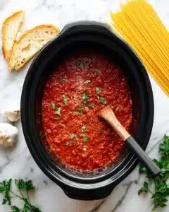 Slow Cooker Spaghetti Sauce Recipe