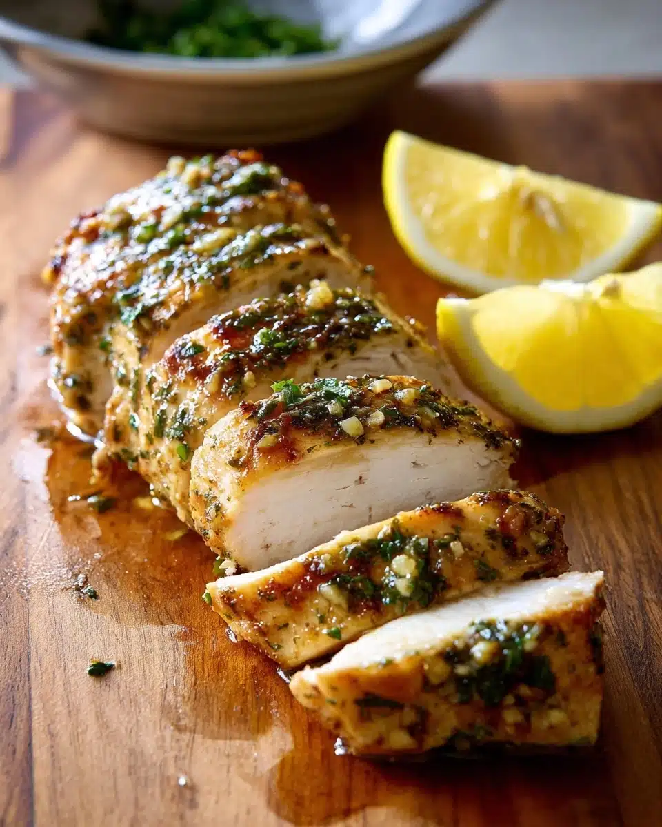 Garlic Butter Baked Chicken Breast Recipe