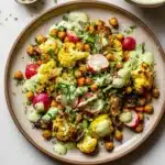 Roasted Cauliflower With Mint Yogurt Sauce Recipe