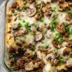 Mushroom Cheeseburger Casserole Recipe