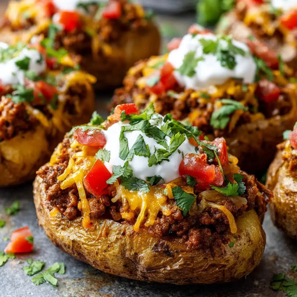 Cheesy Taco Potatoes Recipe - Recipe Image