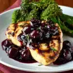 Chicken with Cherry-Wine Pan Sauce Recipe