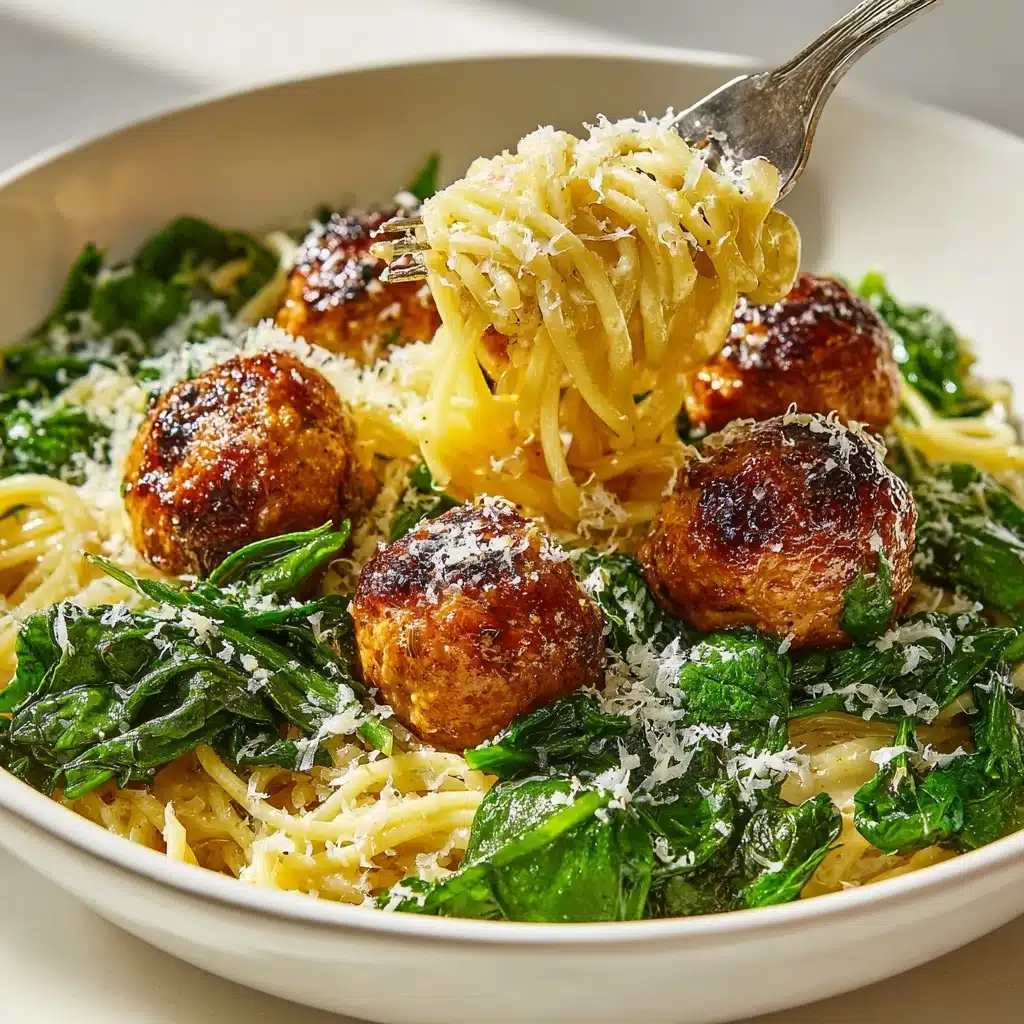 Creamy Spinach Turkey Meatballs Recipe - Recipe Image