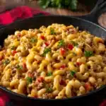 One-Pot Cheeseburger Pasta Skillet Recipe