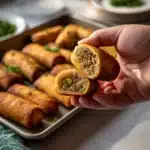 Philly Cheesesteak Egg Rolls Recipe