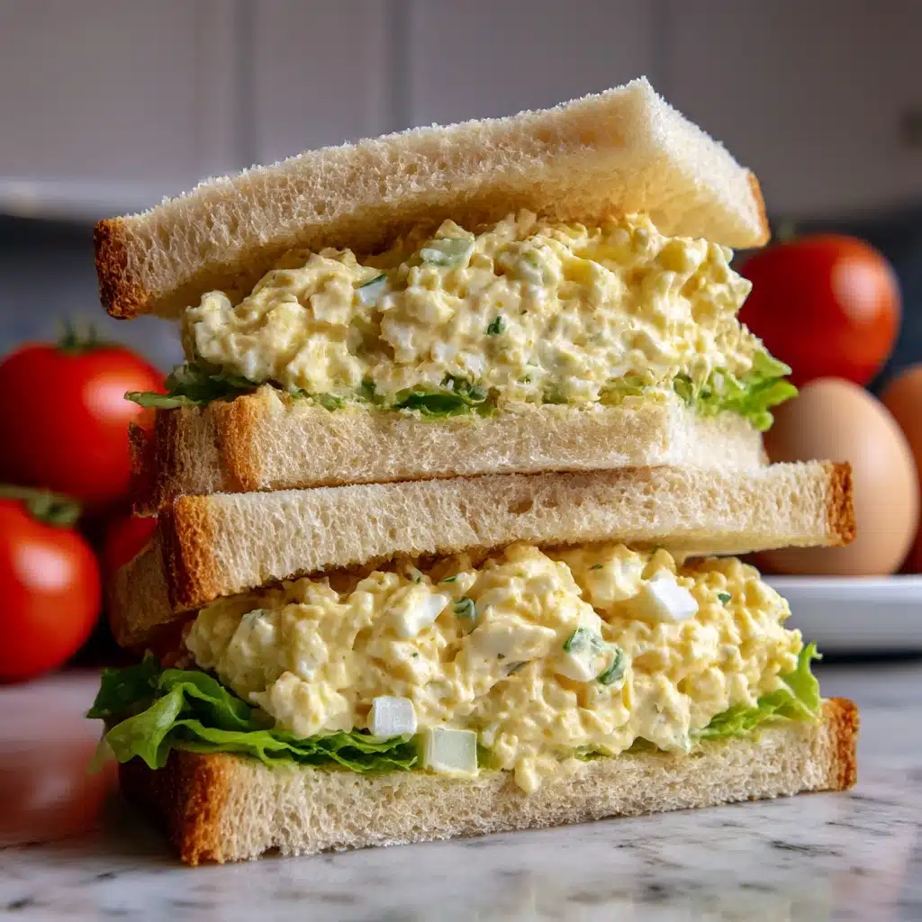 How to Make Egg Salad Sandwiches Recipe - Recipe Image