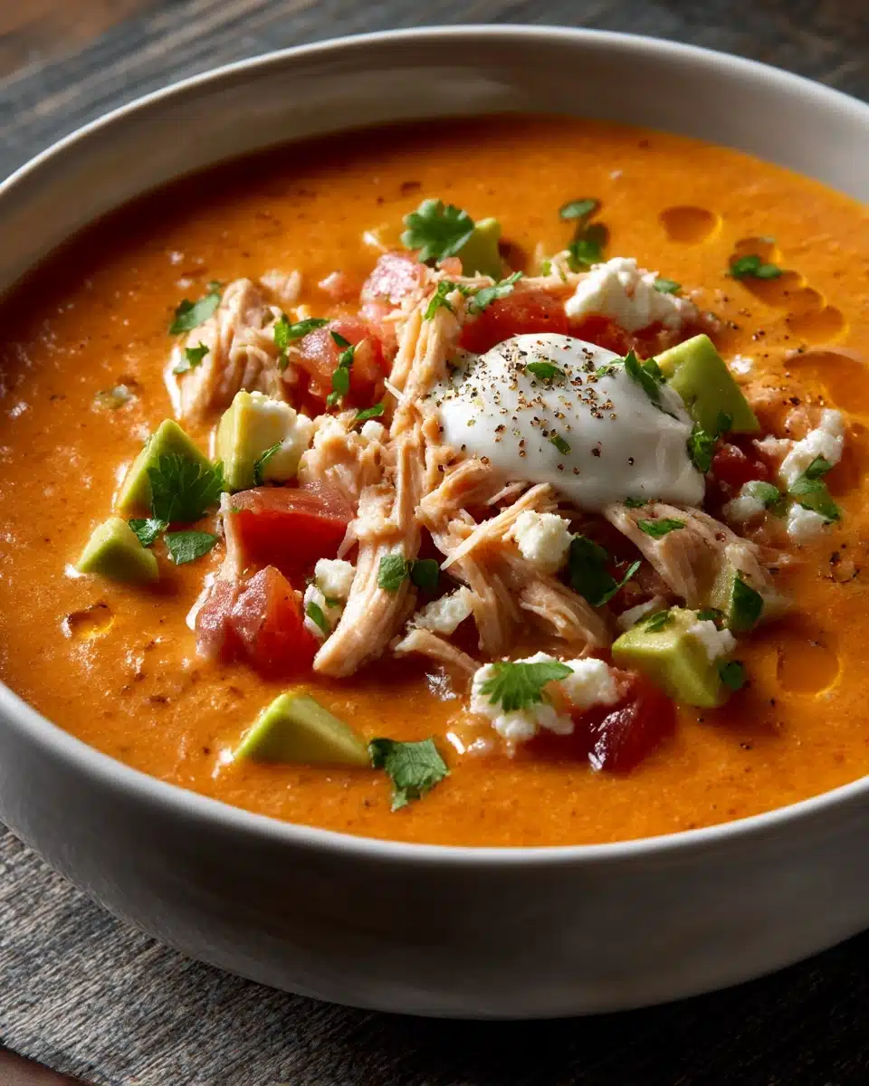 Creamy Chicken Tortilla Soup Recipe