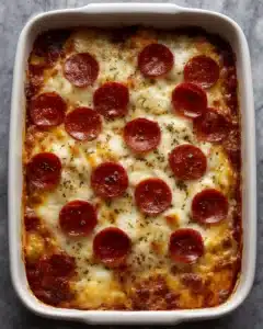 Cheesy Pepperoni Pizza Dip Recipe