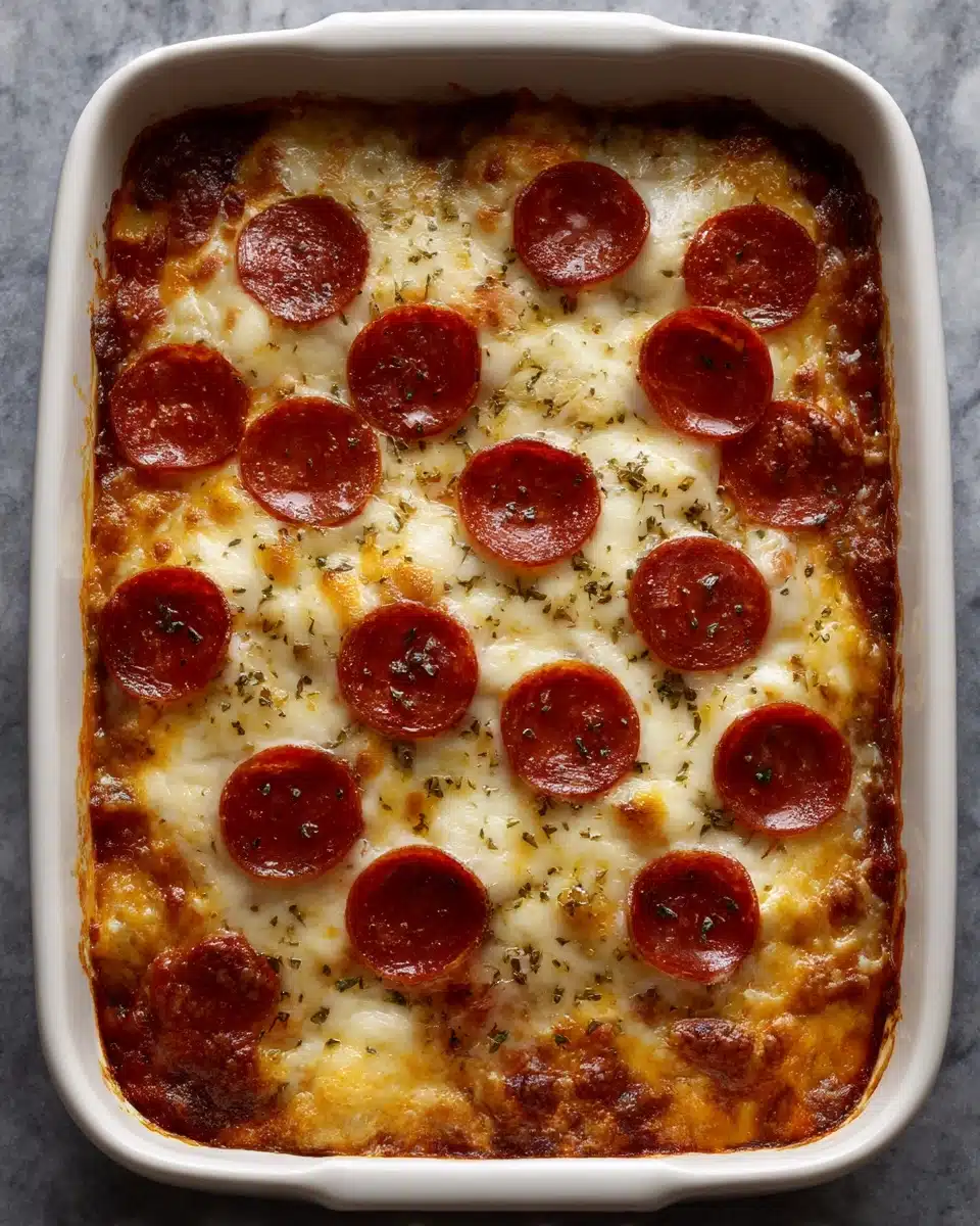 Cheesy Pepperoni Pizza Dip Recipe