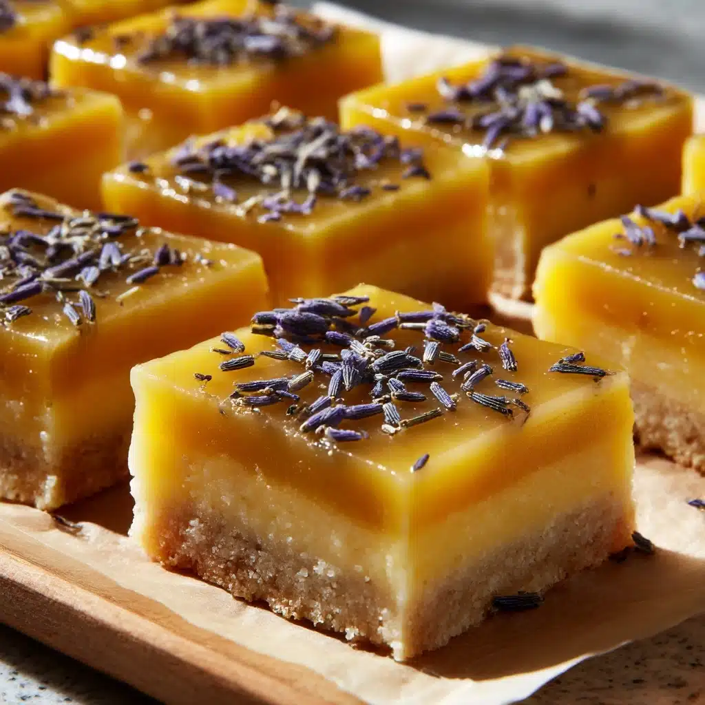 Lavender Lemon Bars Recipe - Recipe Image