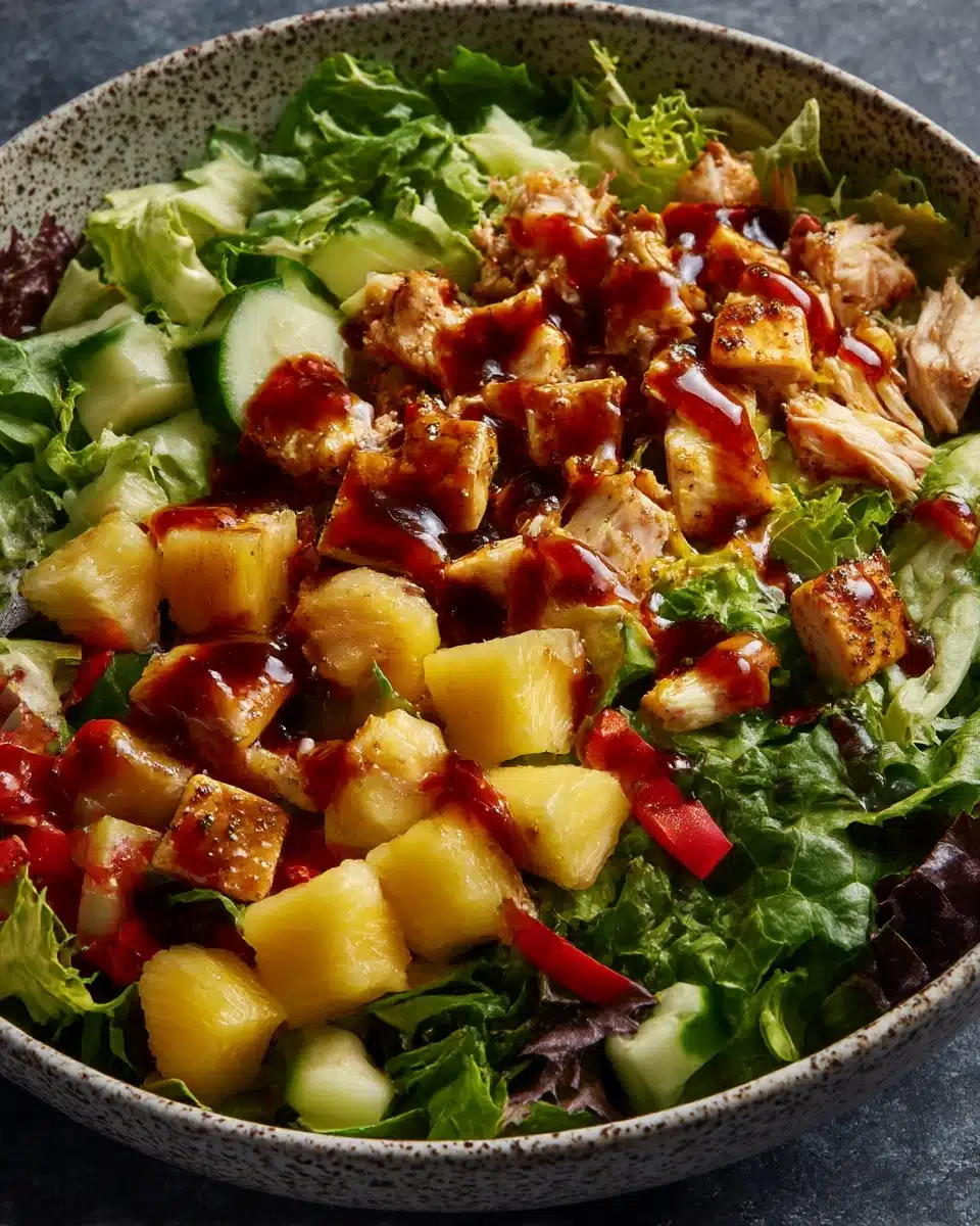 Hawaiian Chicken Salad Bowl Recipe