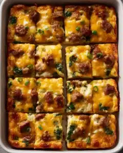 Sausage & Egg Keto Breakfast Casserole Recipe