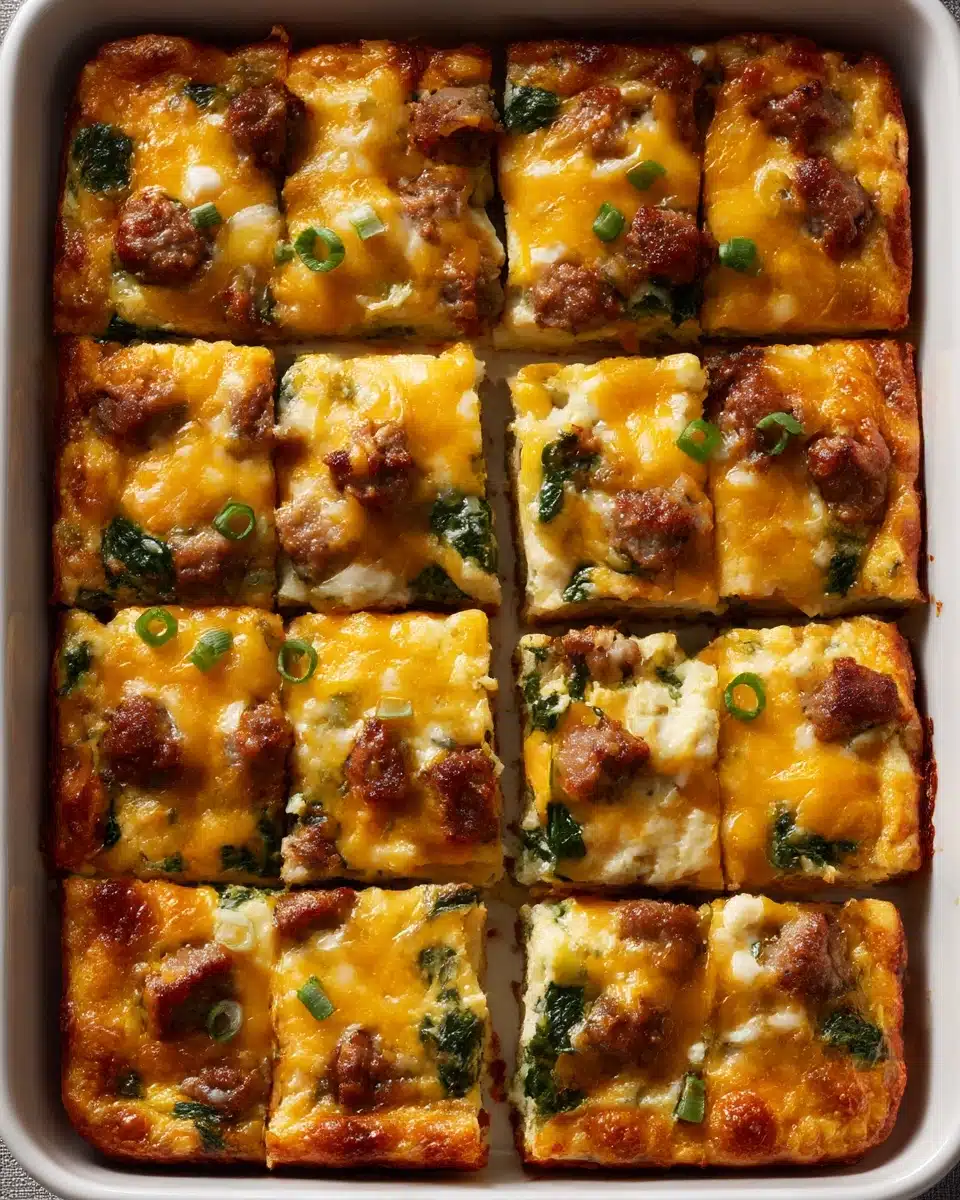 Sausage & Egg Keto Breakfast Casserole Recipe