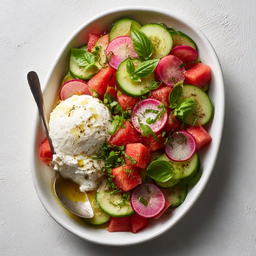 Burrata Watermelon Salad Recipe - Recipe Image