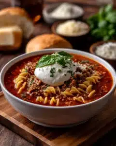 Crockpot Lasagna Soup Recipe