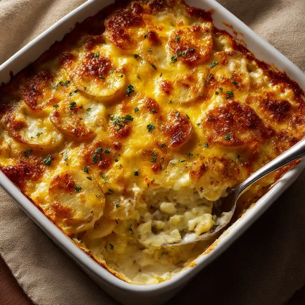 Cheesy Scalloped Potatoes Recipe - Recipe Image