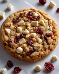 White Chocolate Oatmeal Cranberry Cookies Recipe