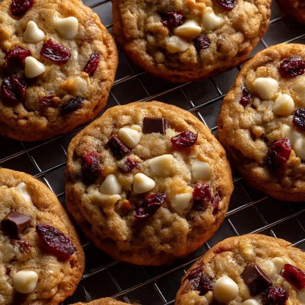 White Chocolate Oatmeal Cranberry Cookies Recipe - Recipe Image