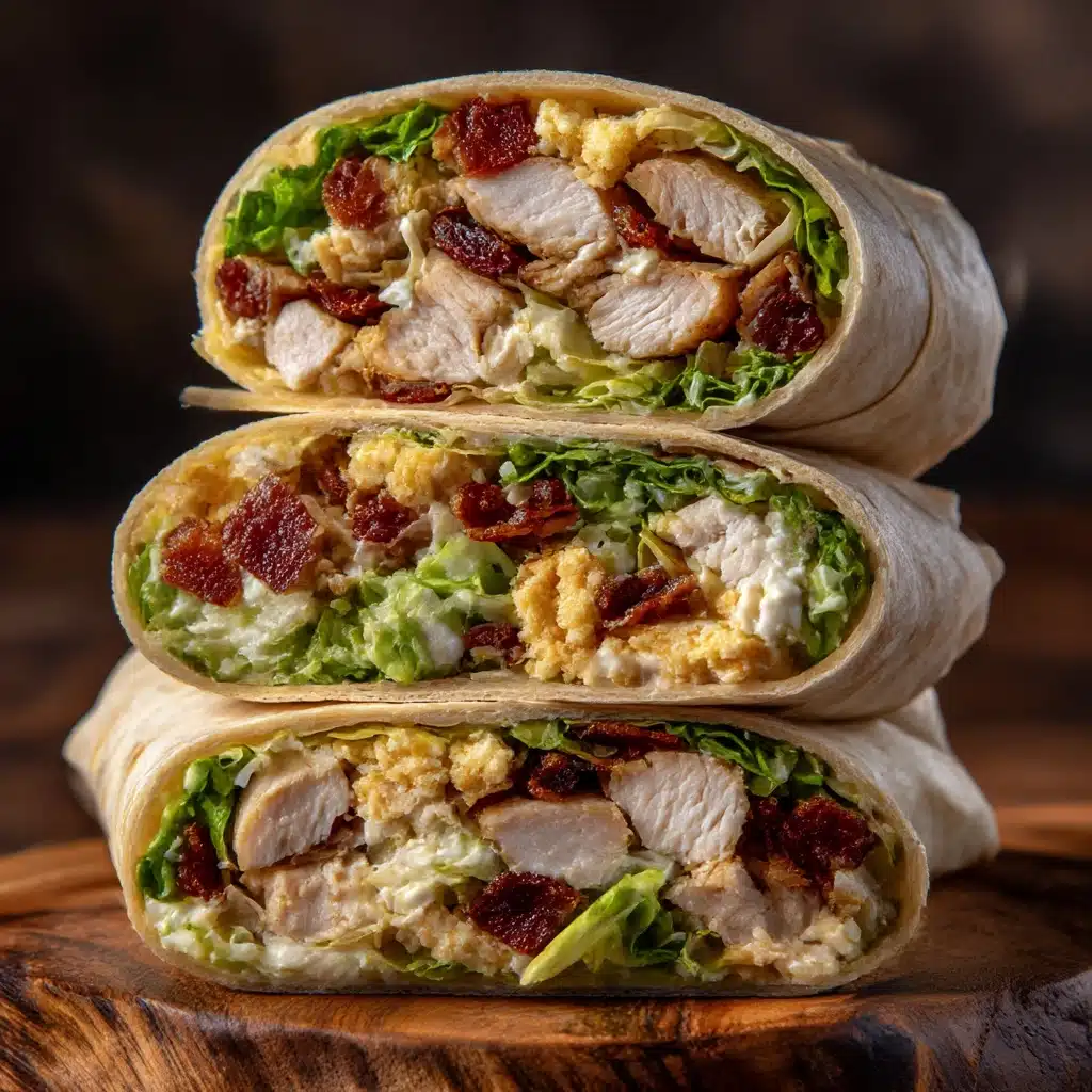 Chicken Caesar Wraps Recipe - Recipe Image