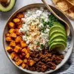 Cottage Cheese Ground Beef & Hot Honey Bowls Recipe