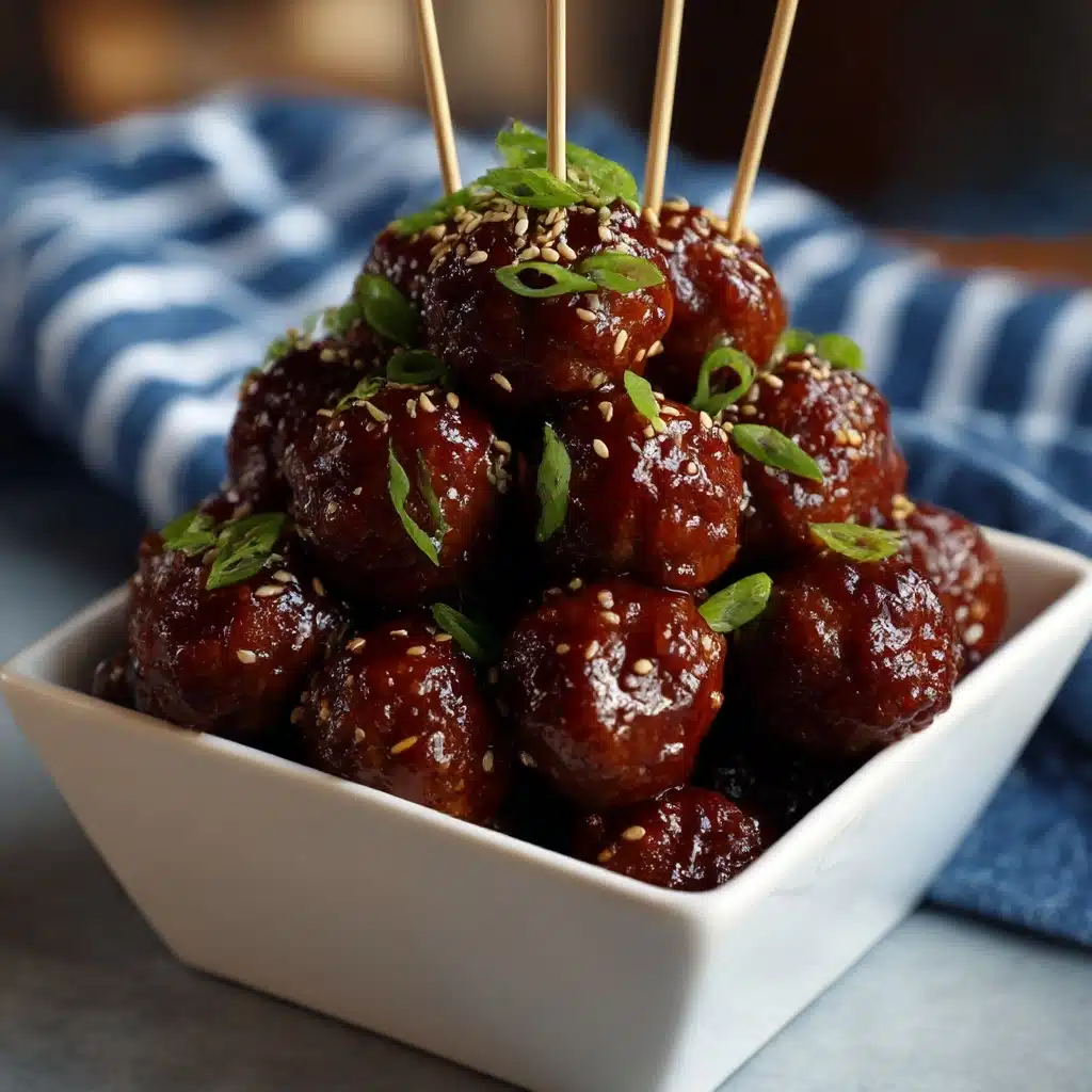 Asian Crockpot Meatballs Recipe - Recipe Image