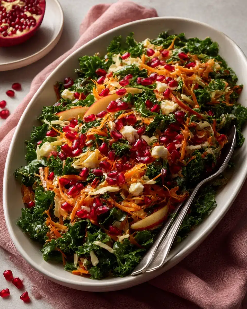 Winter Salad with Tangy Homemade Vinaigrette Recipe