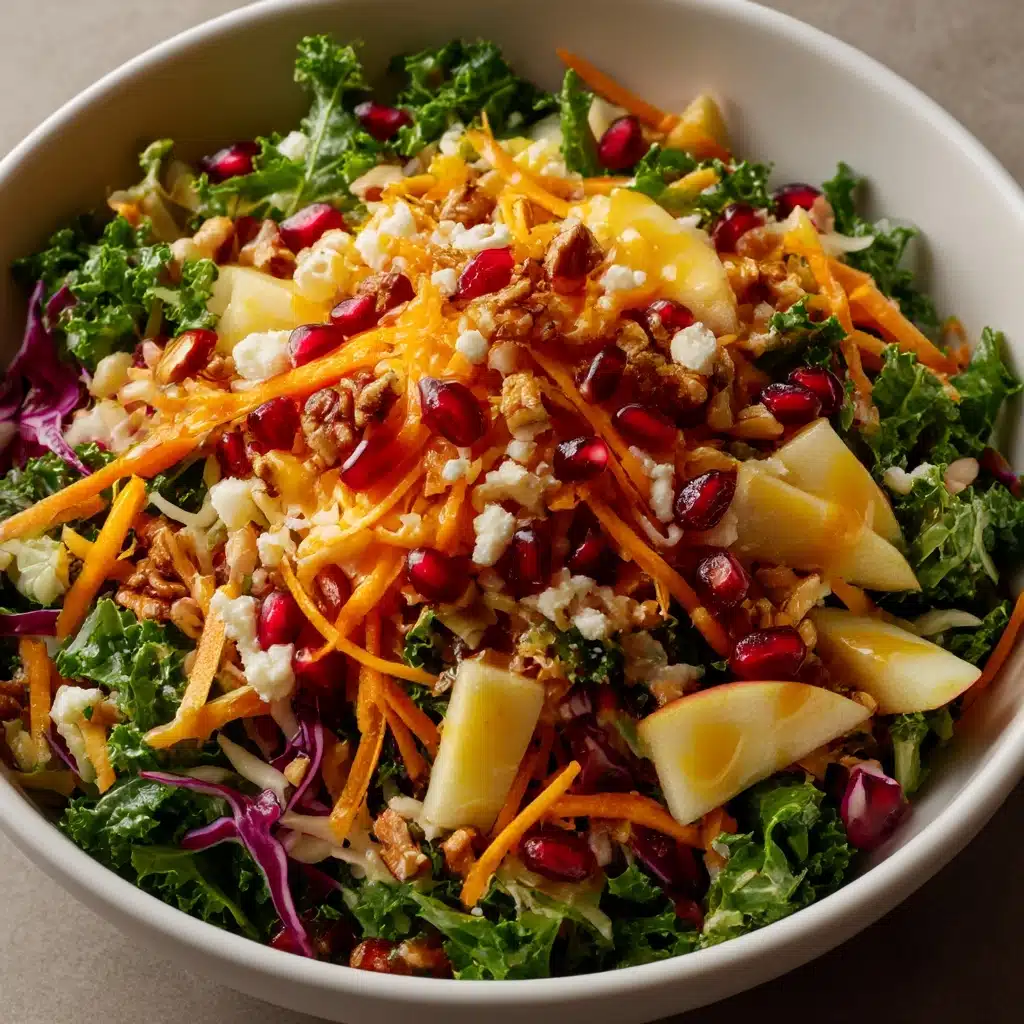 Winter Salad with Tangy Homemade Vinaigrette Recipe - Recipe Image