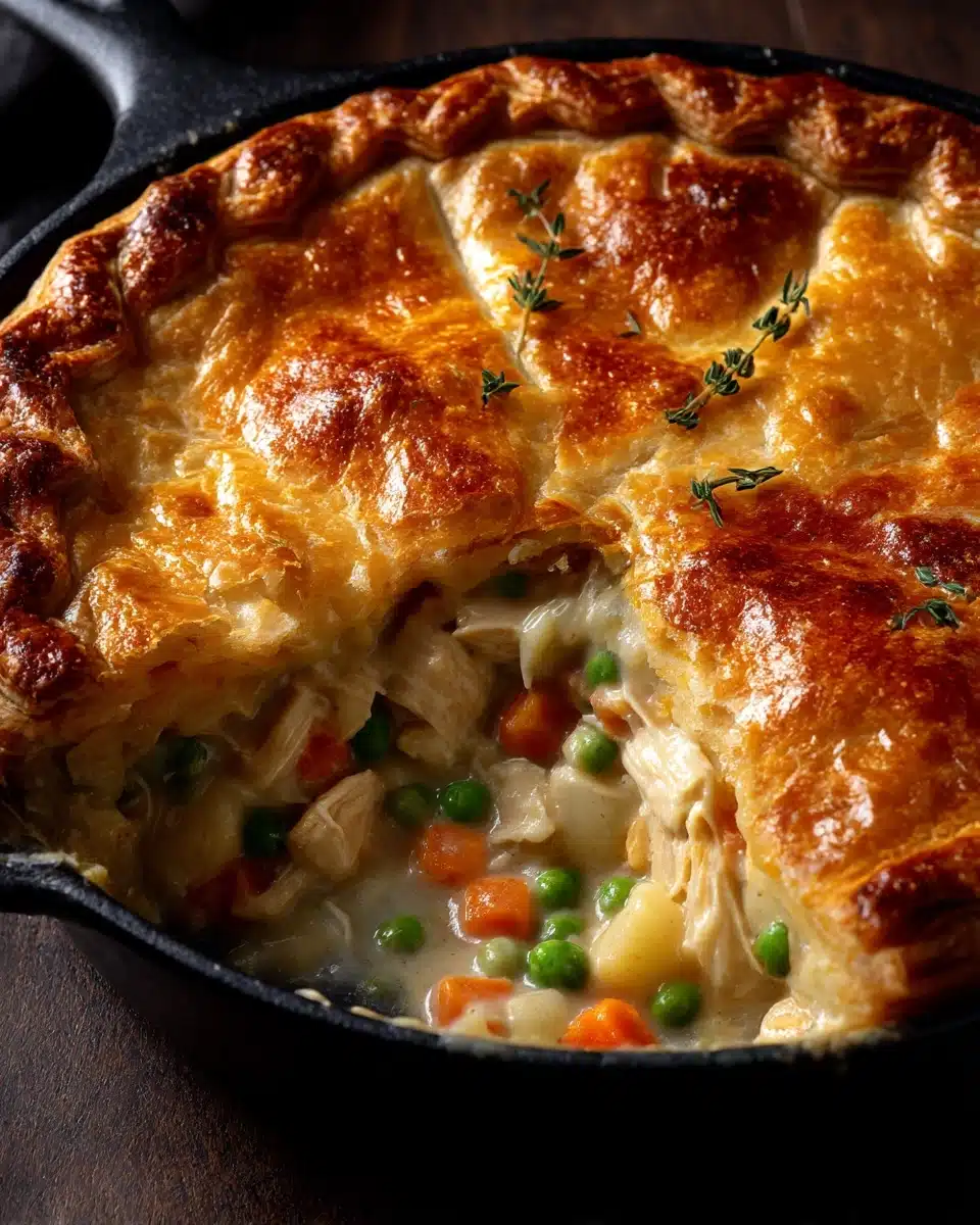 Double Crust Chicken Pot Pie Recipe