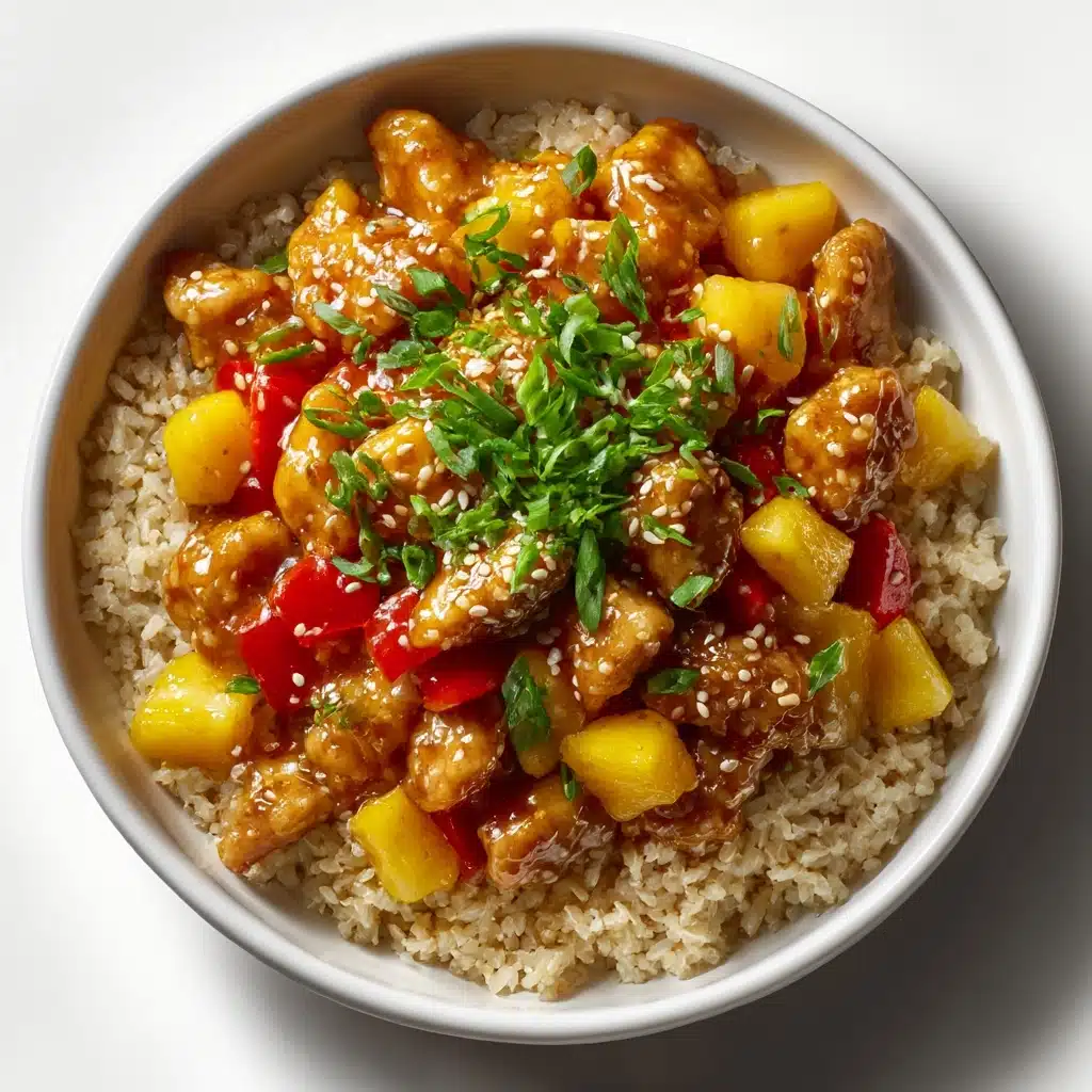 easy Pineapple Chicken and Rice Recipe - Recipe Image