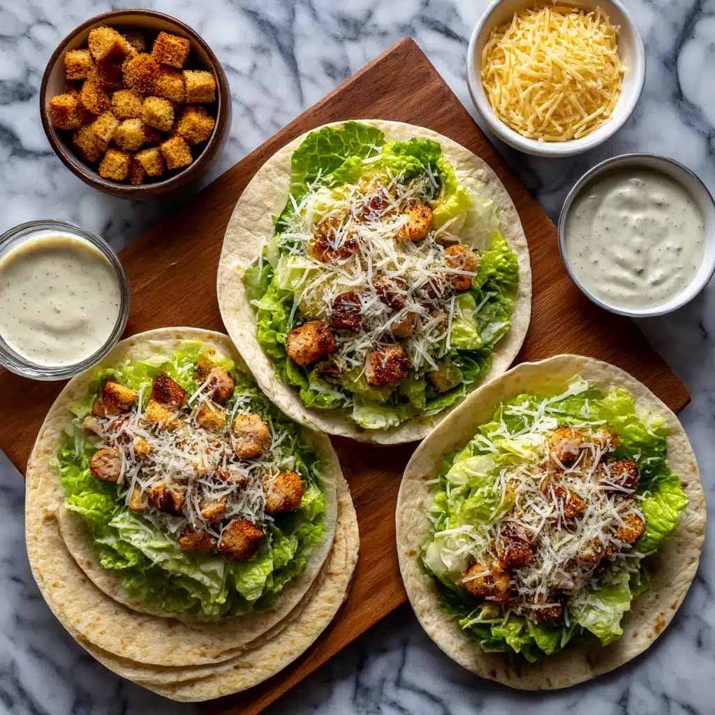 Chicken Caesar Wrap Recipe - Recipe Image