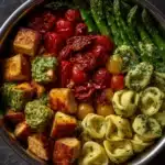 Pesto Chicken Tortellini and Veggies Recipe