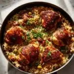 One Pot Caribbean Jerk Chicken & Rice Recipe