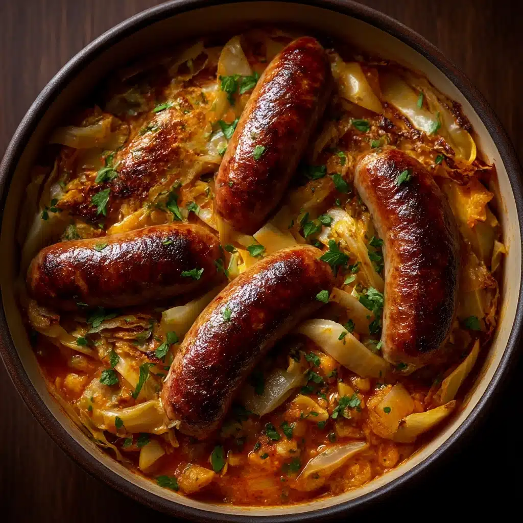 Romanian Slow Roasted Caramelized Cabbage Recipe - Recipe Image