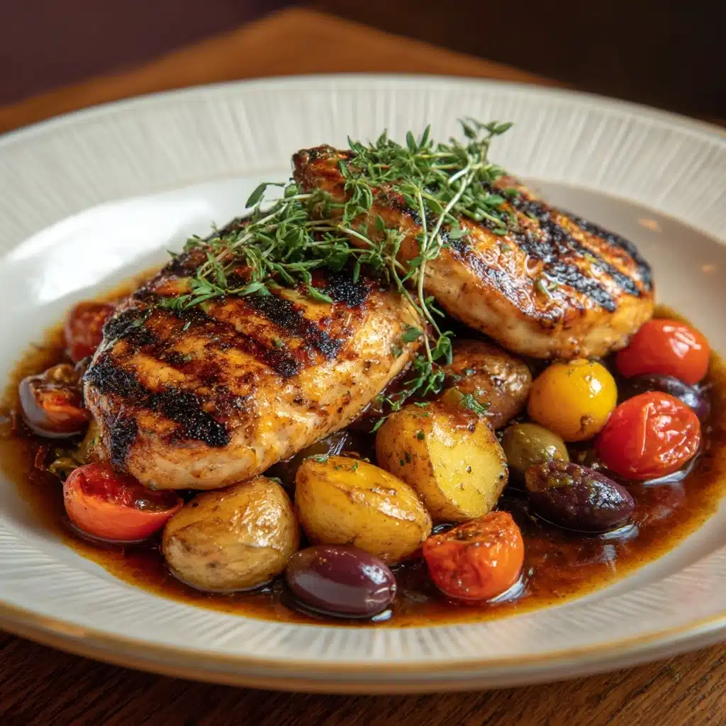 Apricot Chicken with Olives Recipe