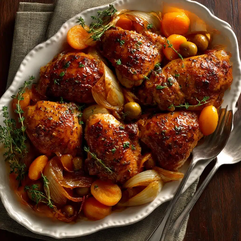 Apricot Chicken with Olives Recipe - Recipe Image