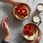 Strawberry Shortcake Yogurt Bowls Recipe