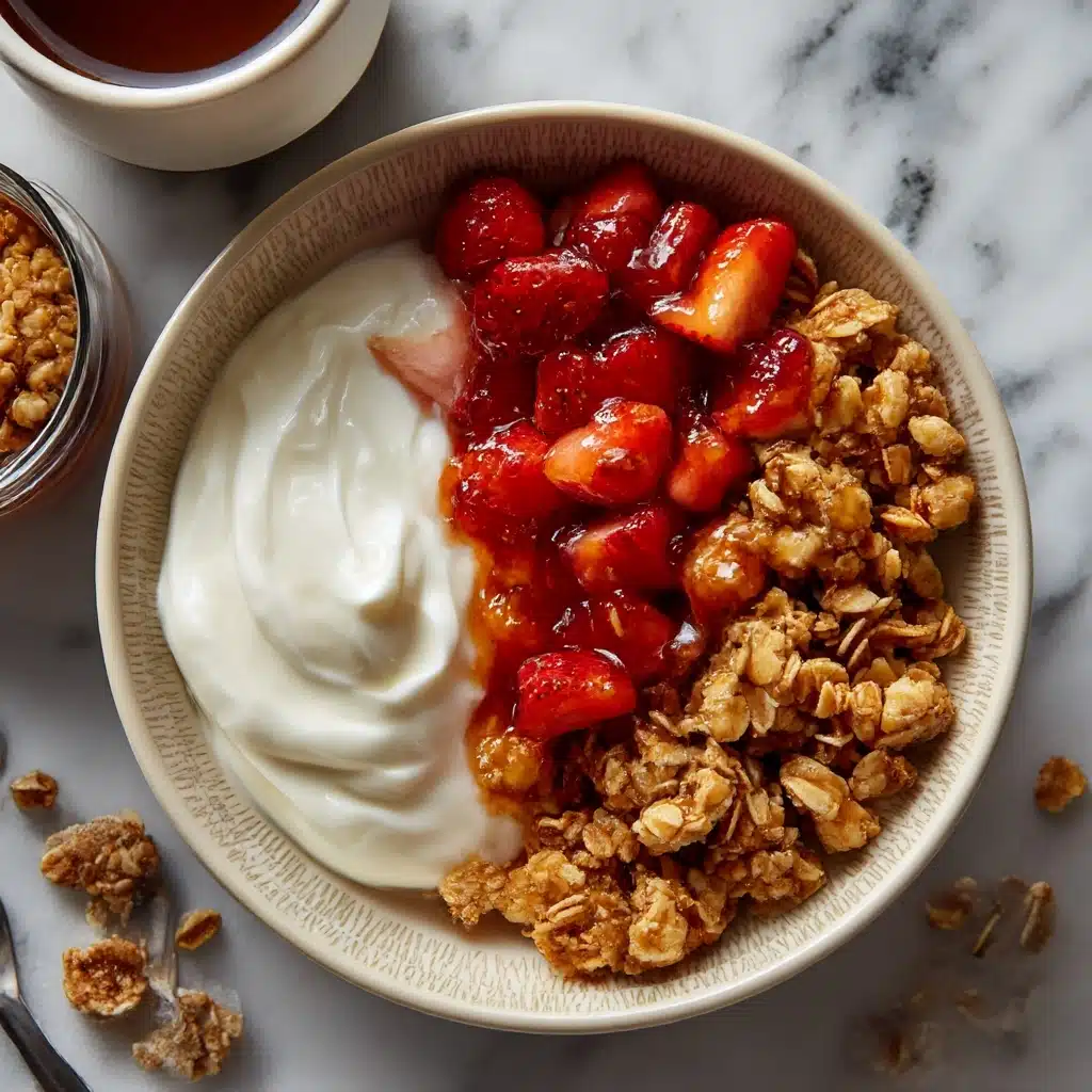 Strawberry Shortcake Yogurt Bowls Recipe - Recipe Image