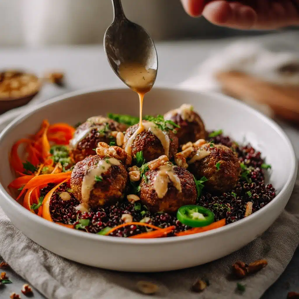 Banh Mi Bowls with Lemongrass Meatballs Recipe - Recipe Image
