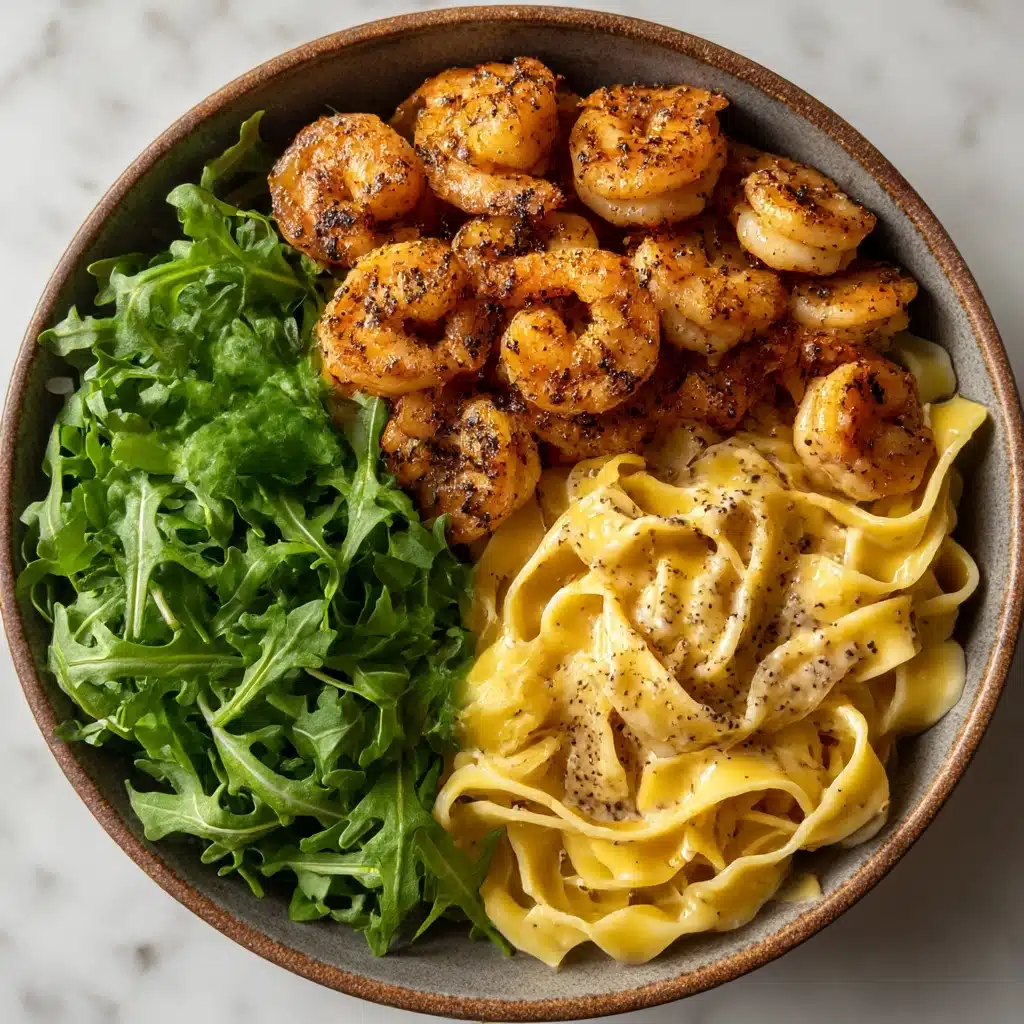 Red Pepper Fettuccine with Shrimp Recipe
