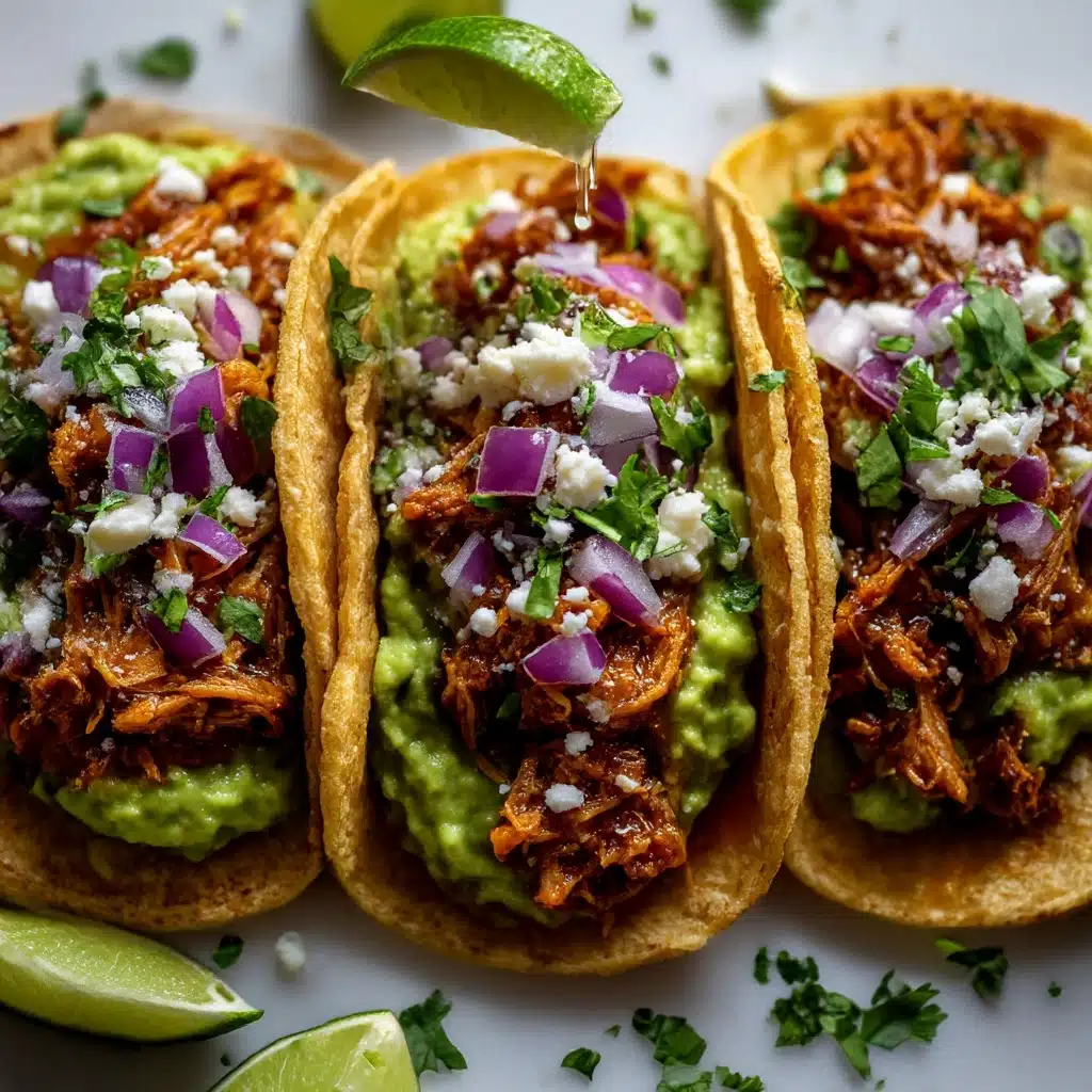 The Best Chicken Tinga Tacos Recipe - Recipe Image