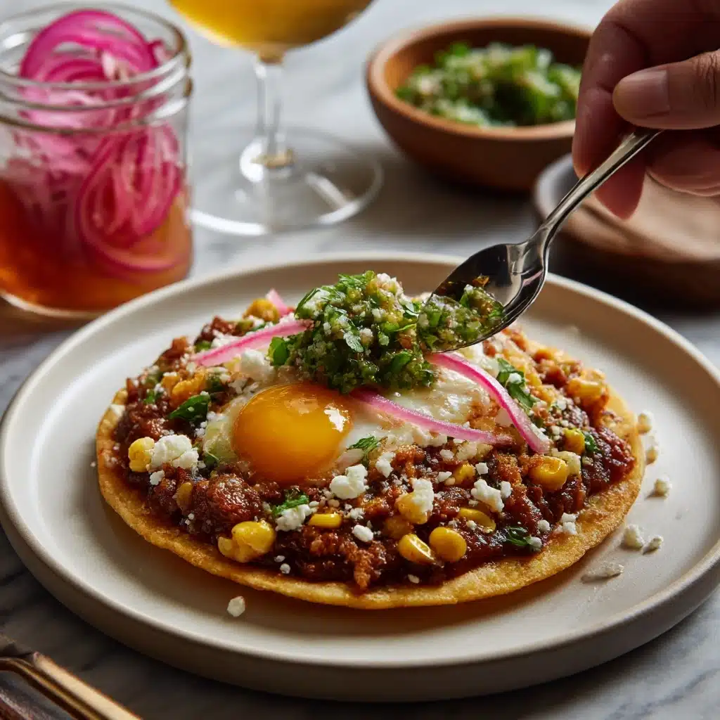 Roasted Corn and Fried Egg Tacos Recipe - Recipe Image