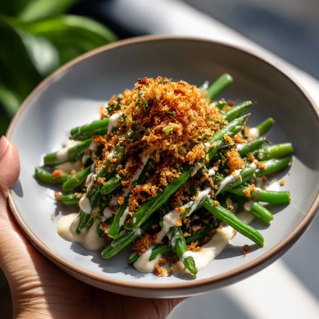 Avocado Caesar Green Beans Recipe