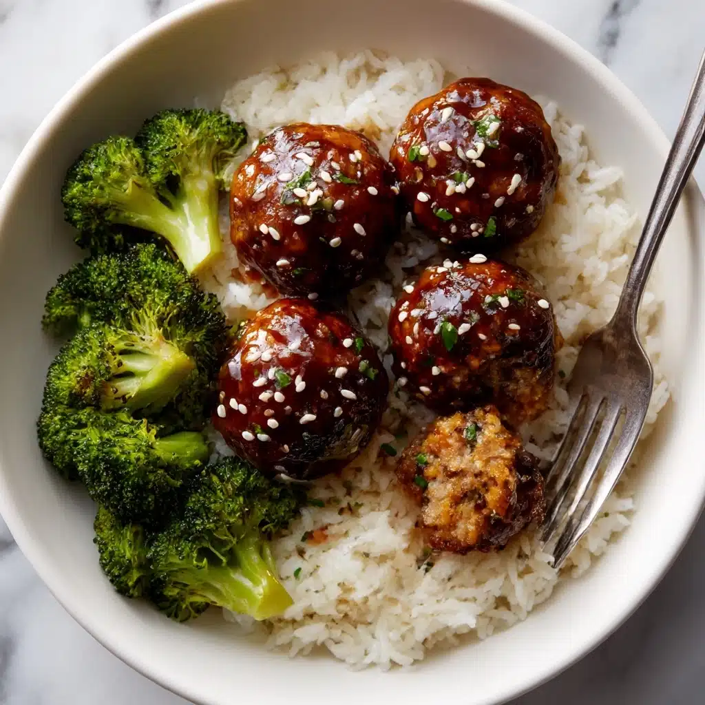 Asian Chicken Meatballs Recipe