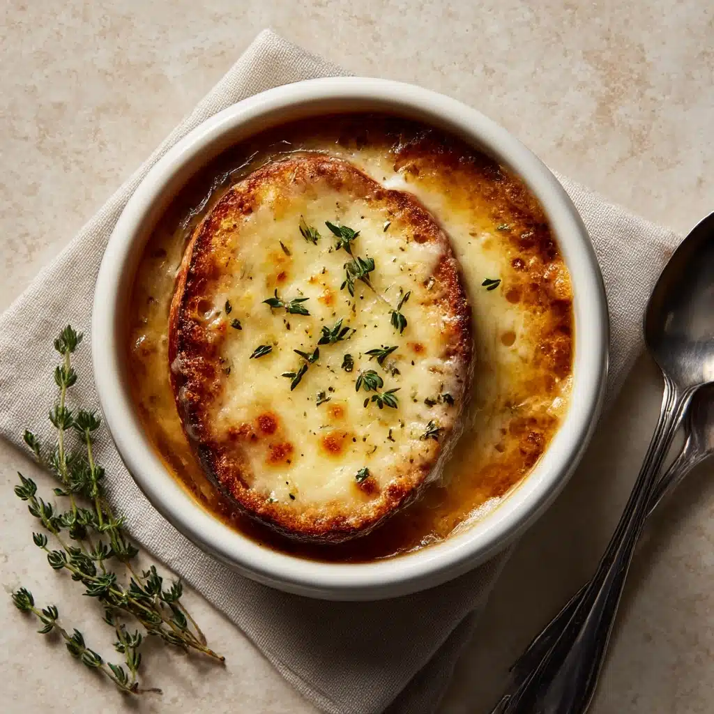 French Onion Chicken Soup Recipe - Recipe Image