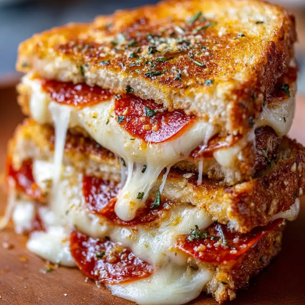 Pizza Grilled Cheese Sandwiches Recipe - Recipe Image