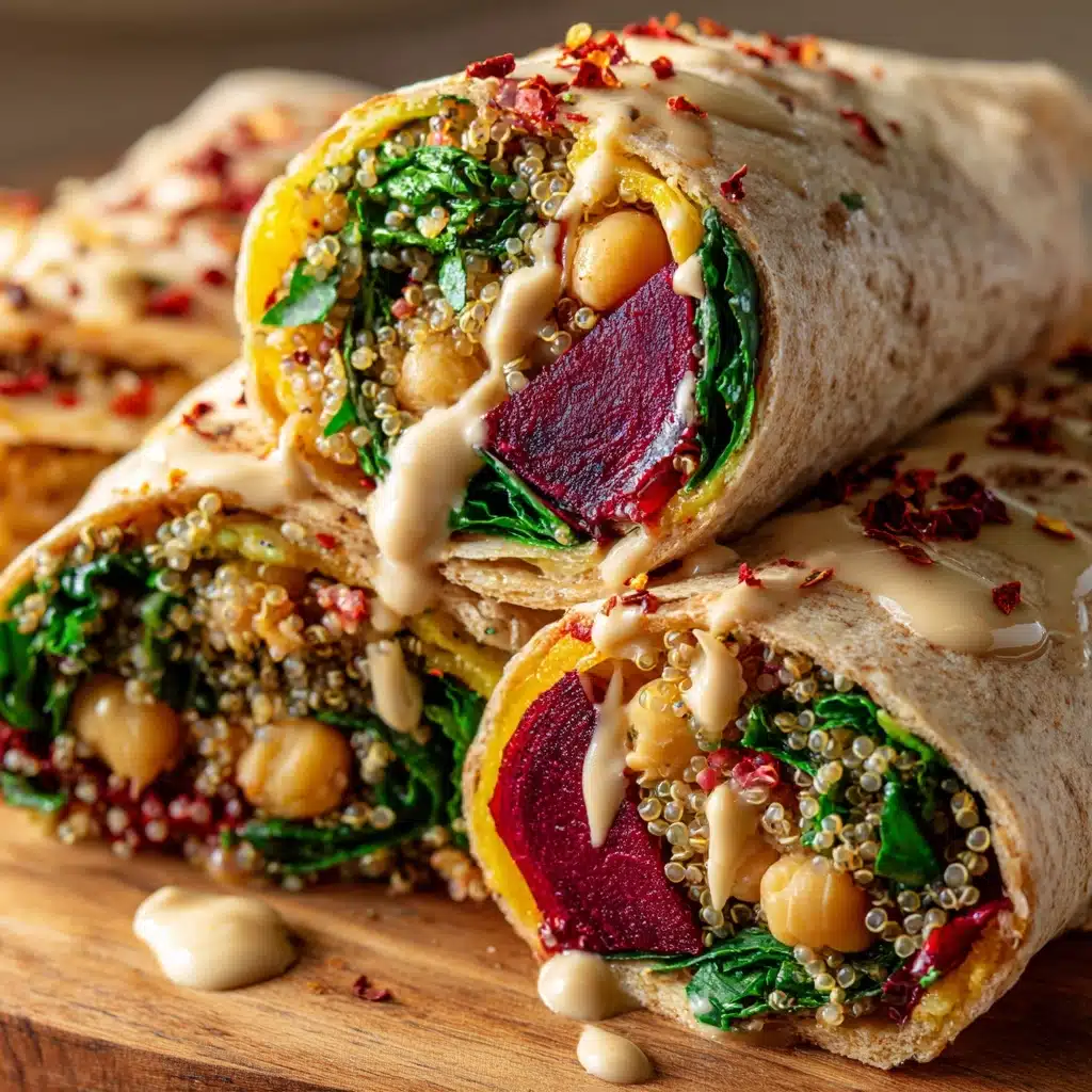 Roasted Beet & Chickpea Wraps Recipe - Recipe Image