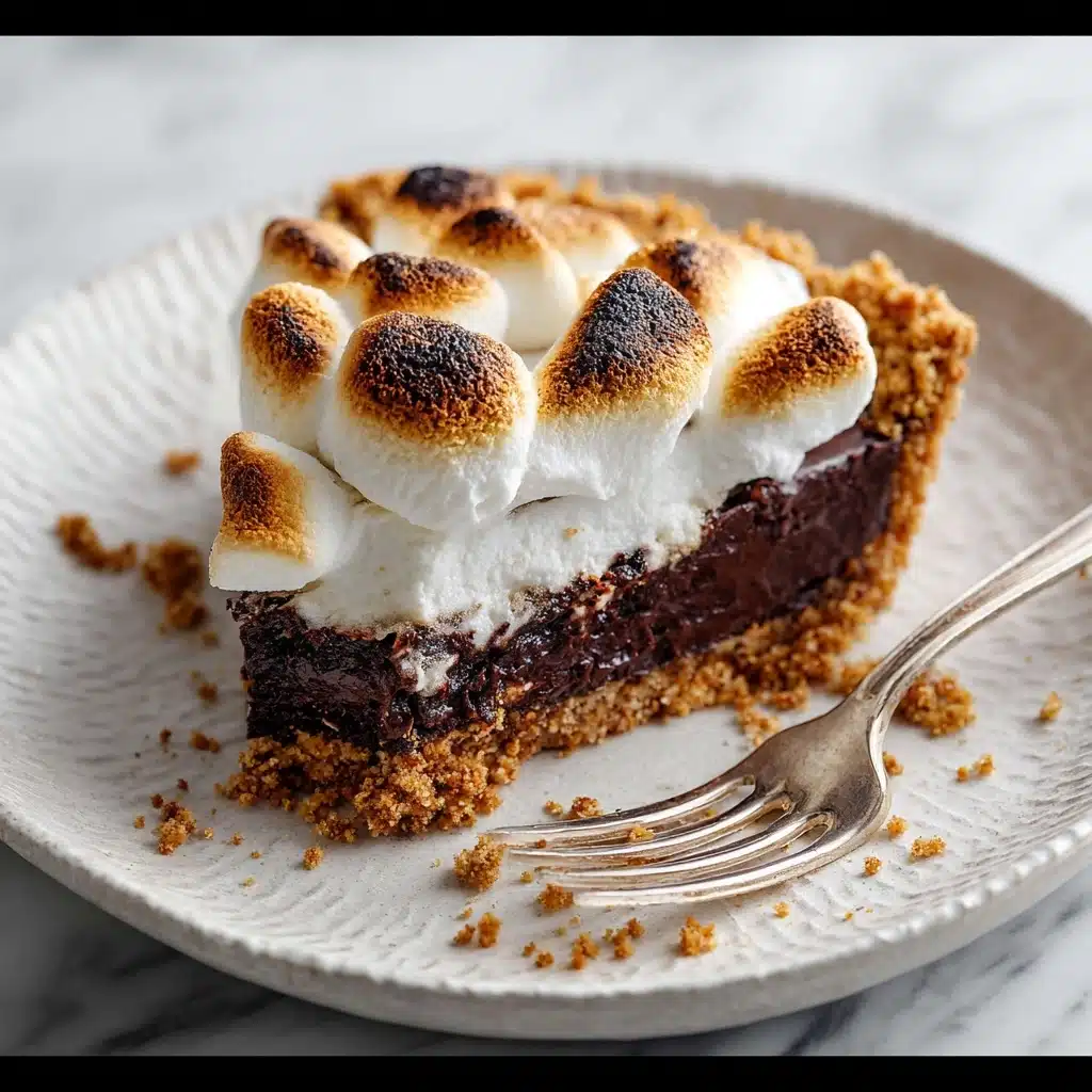 S’mores Brownie Pie Recipe - Recipe Image