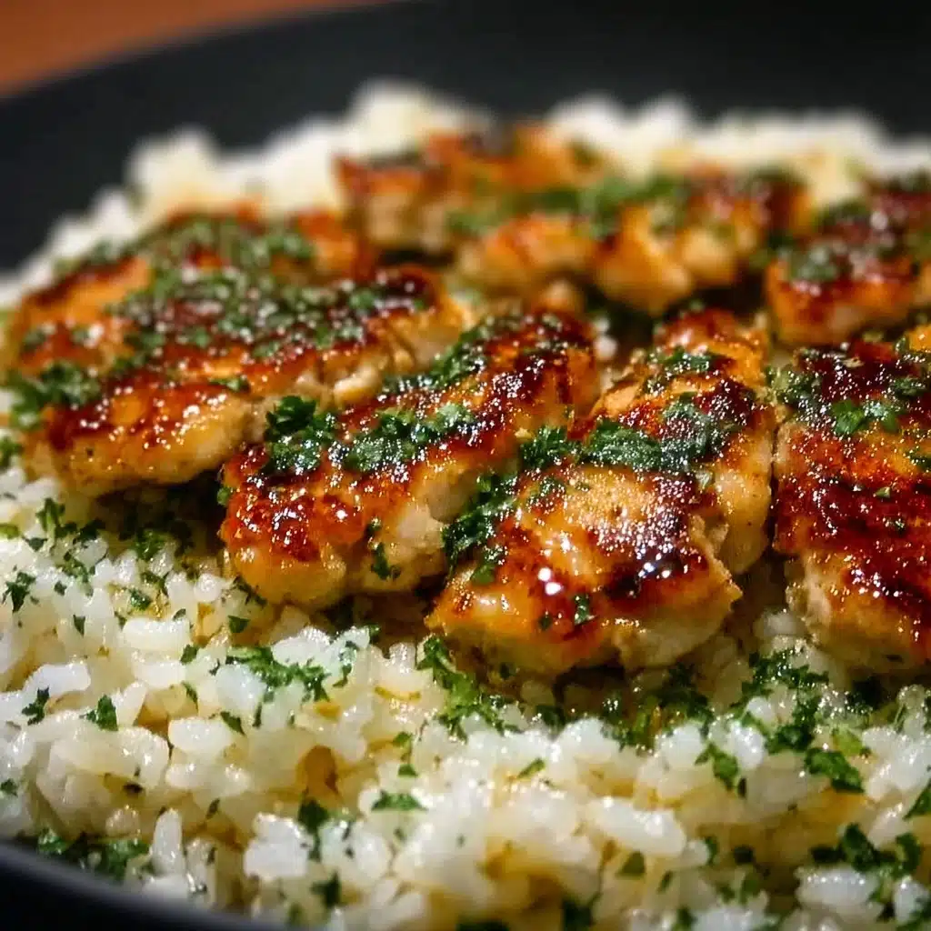 Chicken Garlic Parmesan Rice Recipe - Recipe Image